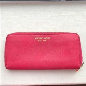 Hot Pink Michael Kors Wallet